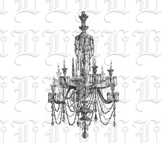 Victorian Chandelier with Candles