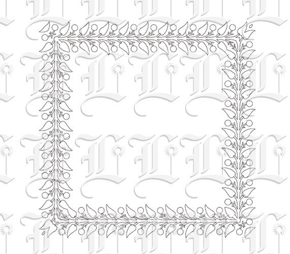 Ornamental Square Frame Greek Pattern Border Printable Image