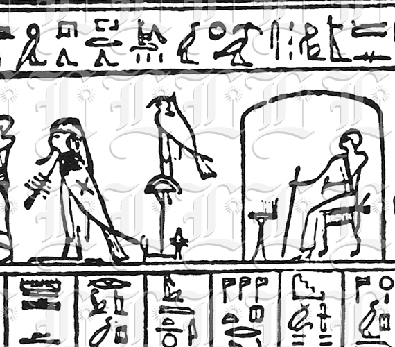 Egyptian Hieroglyphs High Resolution 300 dpi.