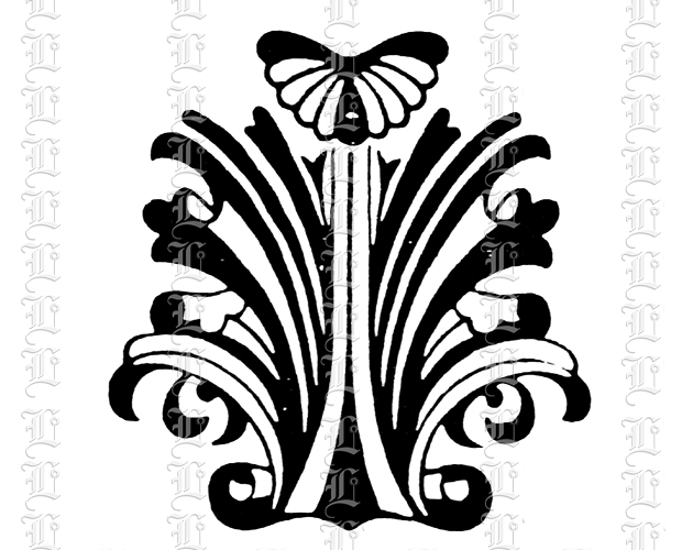 Art Deco Butterfly Motif