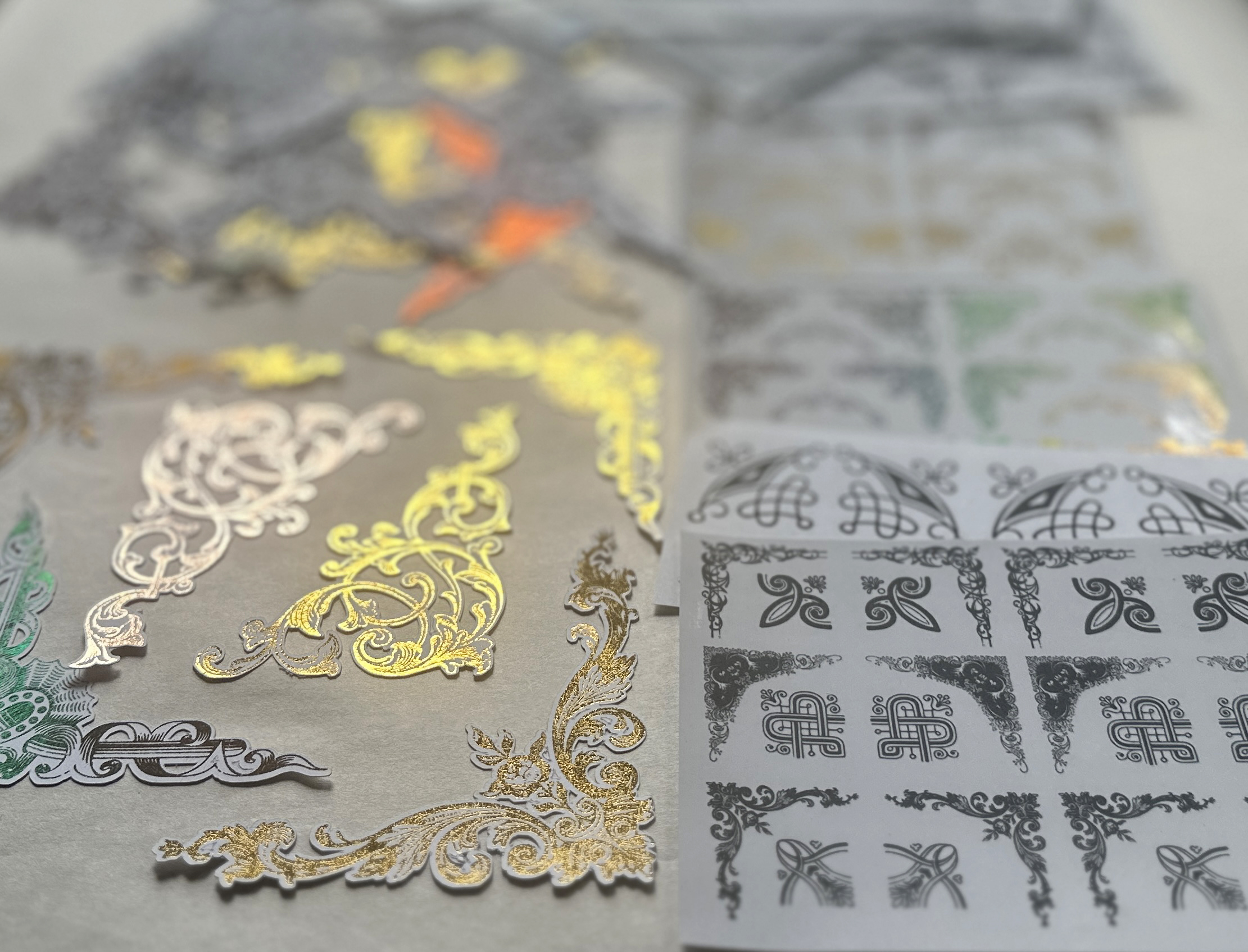 Victorian Gothic Corner Borders
