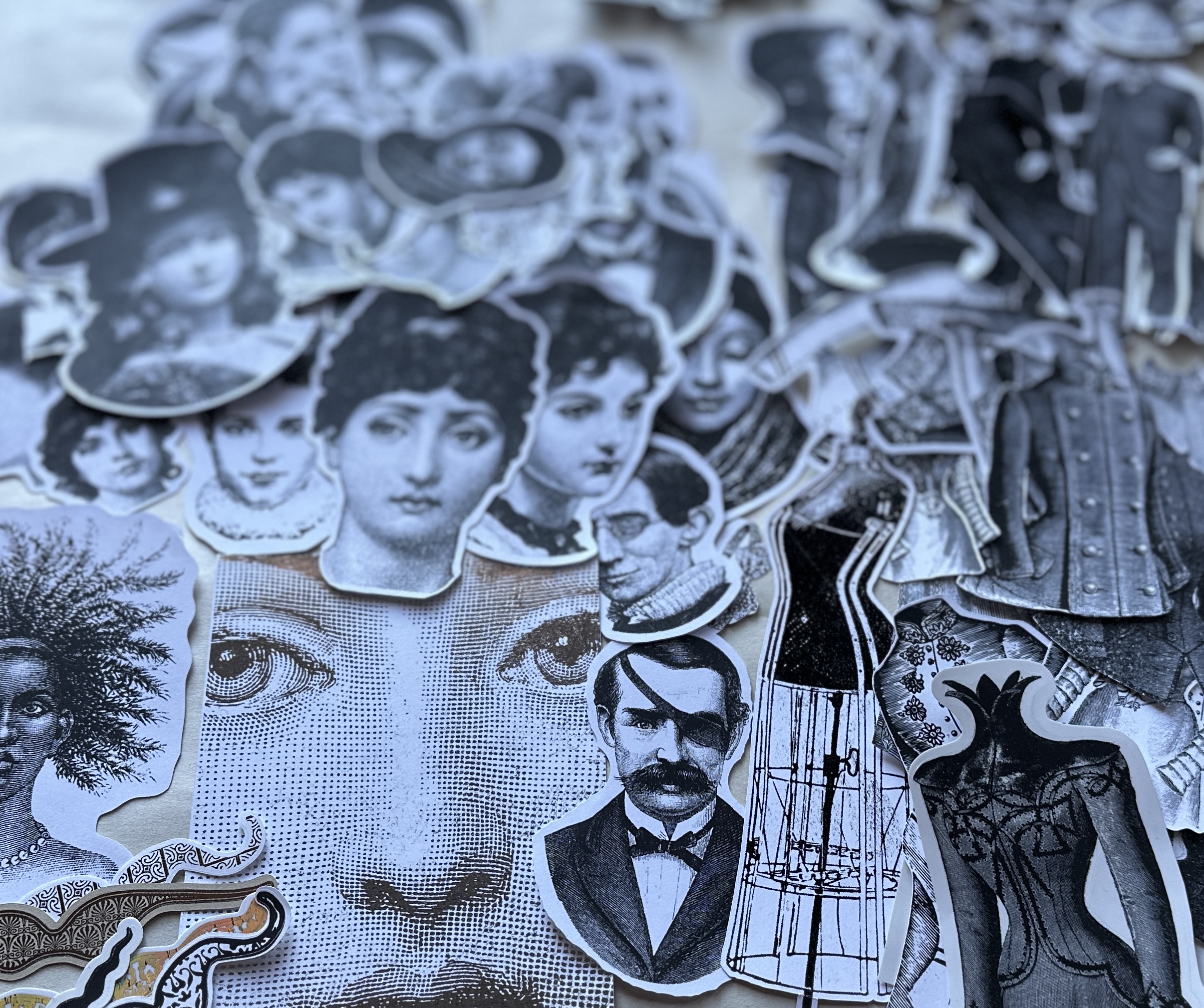 Vintage Fashion Scrapbooking Kit