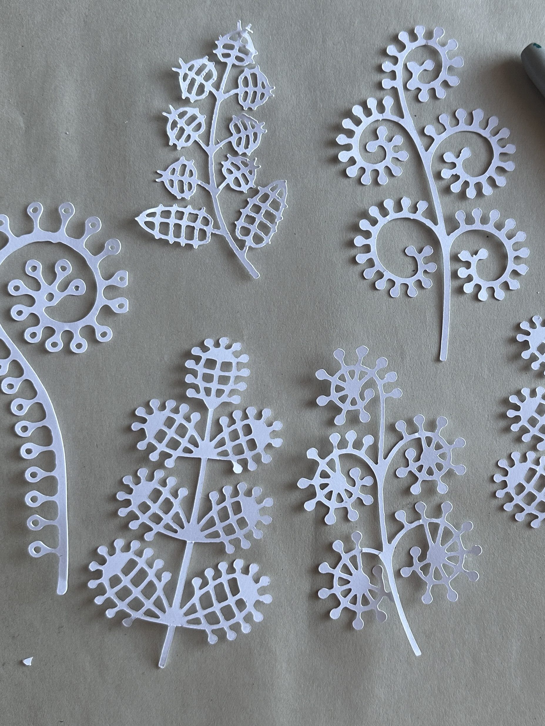Paper Floral Die-Cuts