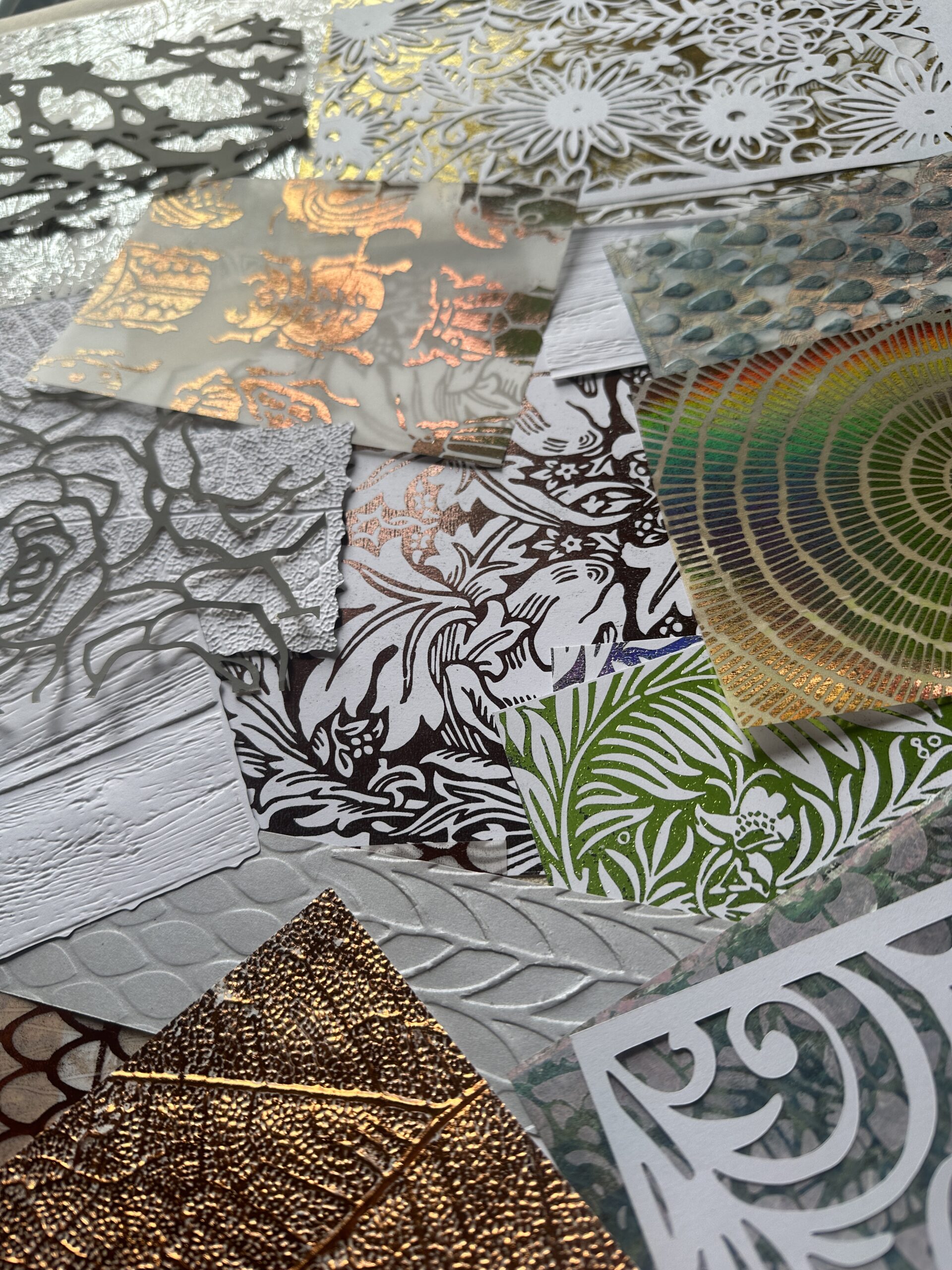 Elegant Botanical Collage Materials – Nature Inspired Collection