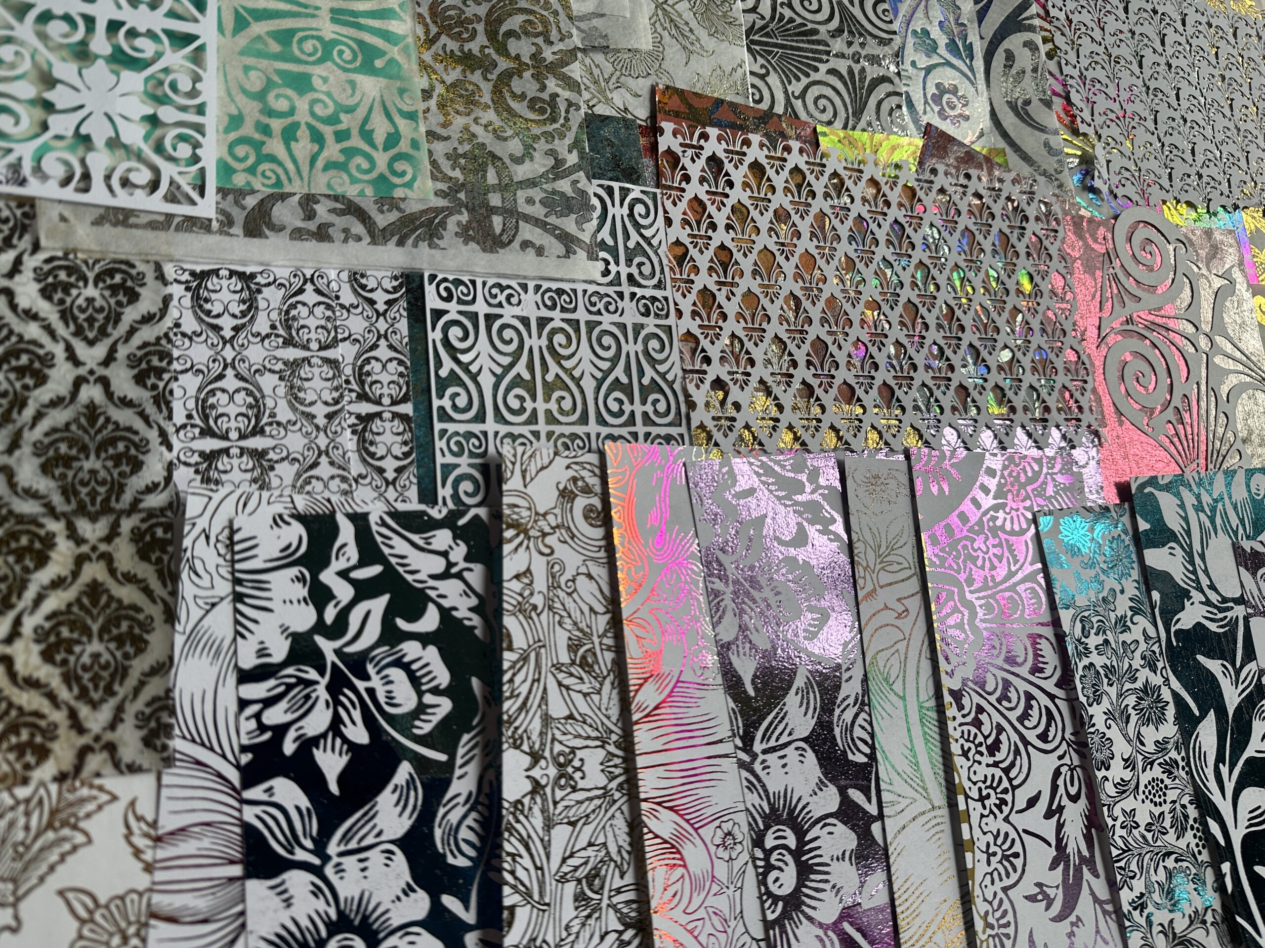Victorian Floral Collage William Morris Paper Set