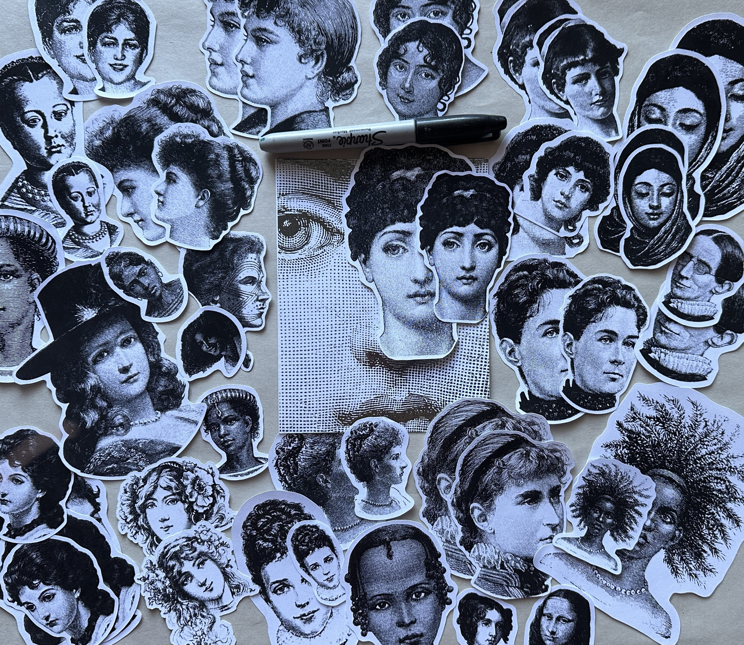Multicultural Victorian Ladies Ephemera