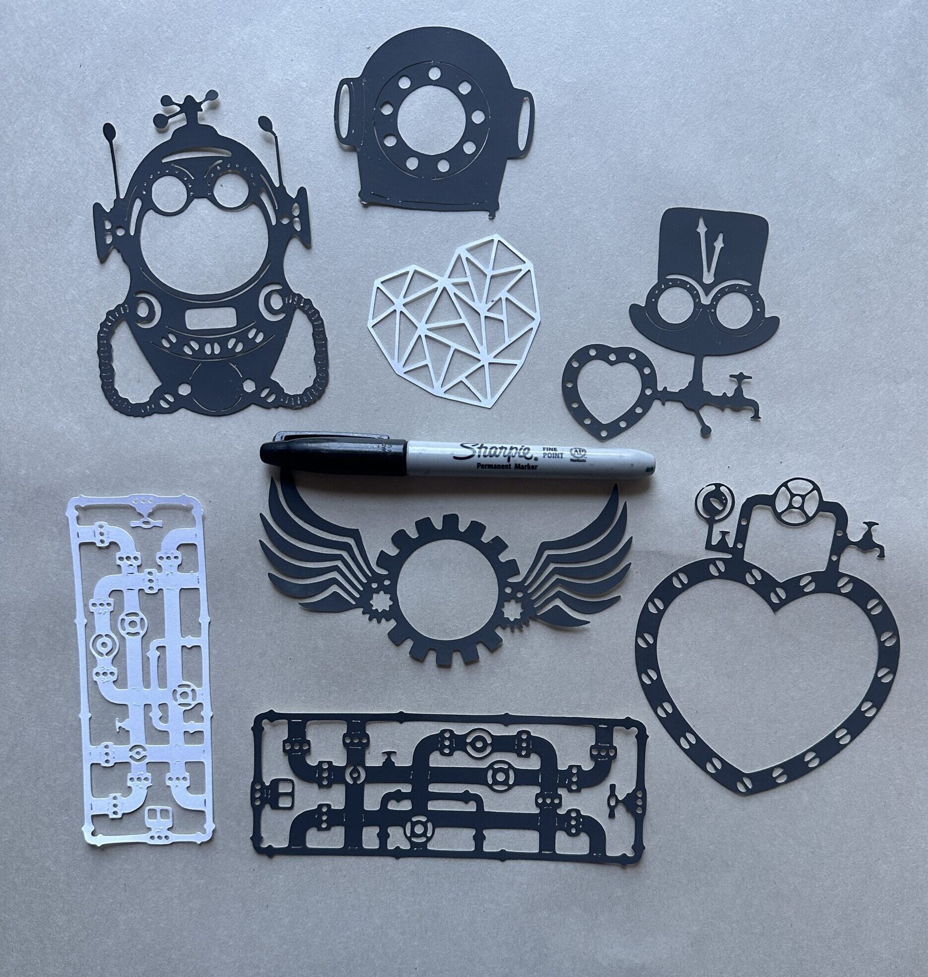 Mechanical Gears Die-cuts